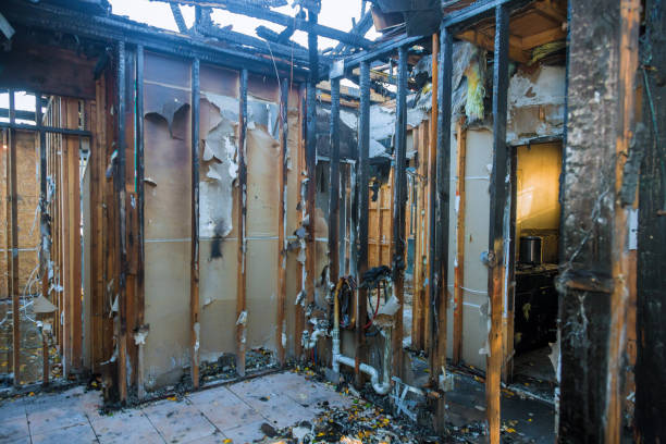 Professional Soot Cleanup technician working in Millersport, OH